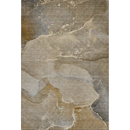 Premium Machine Washable Mayfield  Brown 8' x 10' Rug