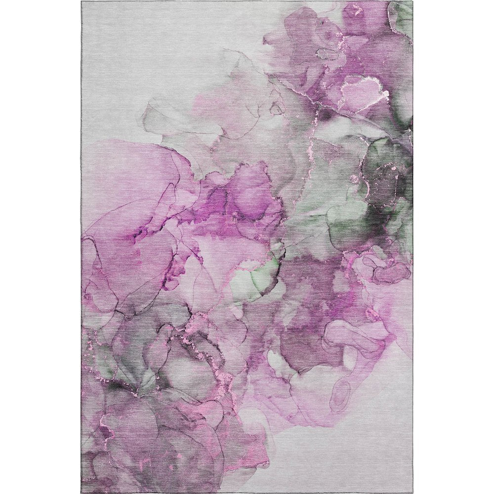 Premium Machine Washable Mayfield  Pink 8' x 10' Rug