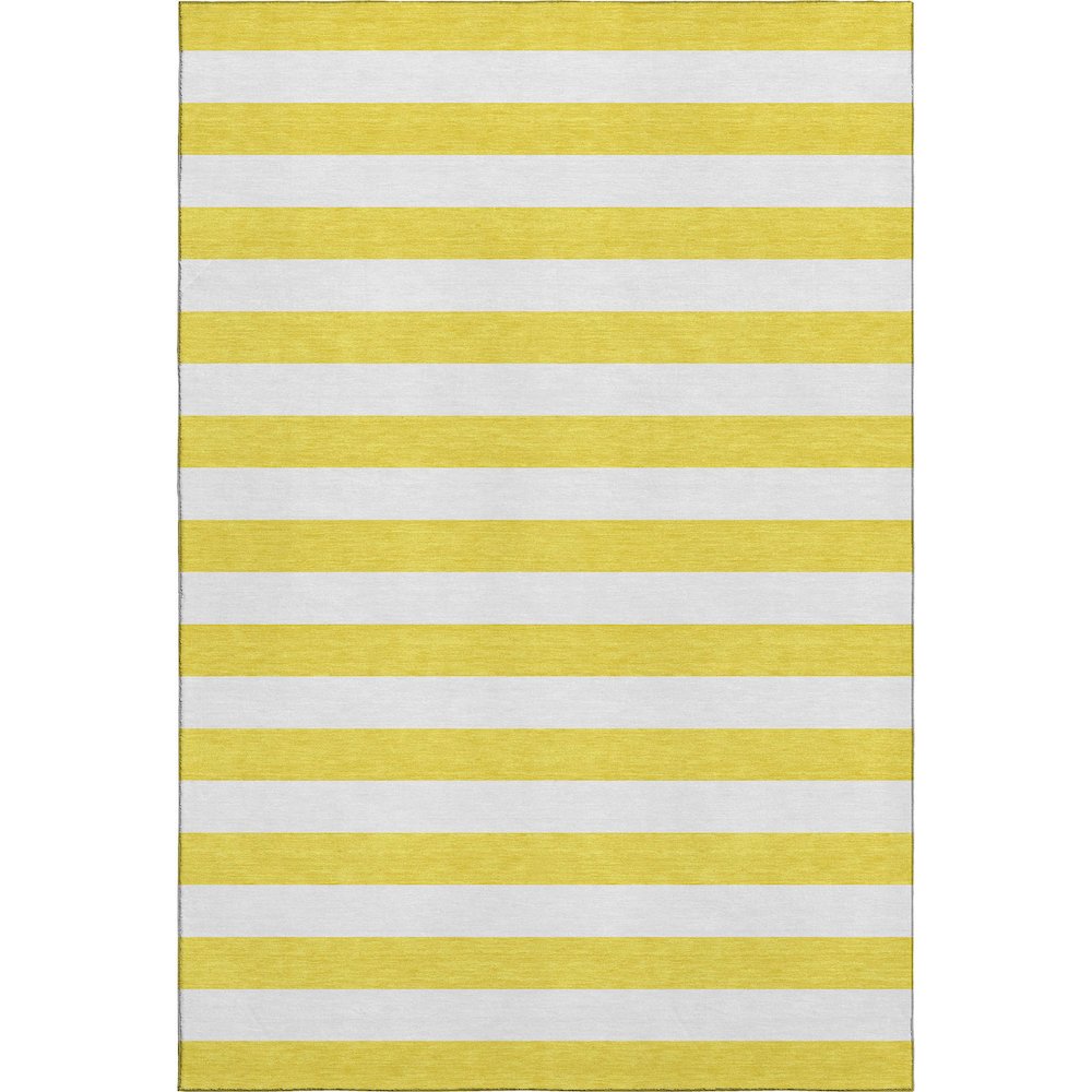 Premium Machine Washable Mayfield  Yellow 8' x 10' Rug