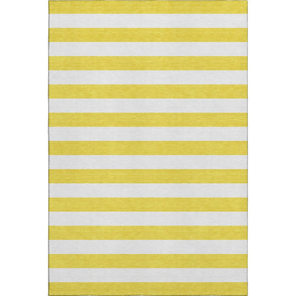 Premium Machine Washable Mayfield  Yellow 8' x 10' Rug