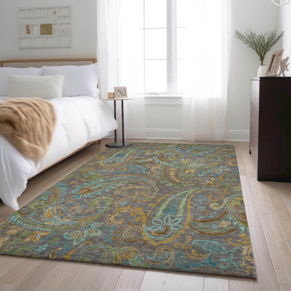 Premium Machine Washable Mayfield  Taupe 8' x 10' Rug