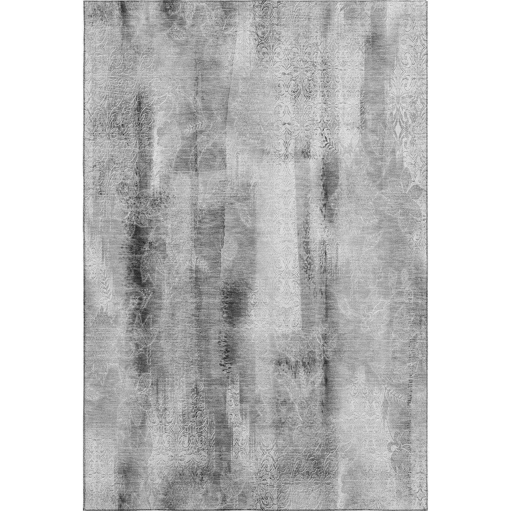 Premium Machine Washable Mayfield  Gray 8' x 10' Rug