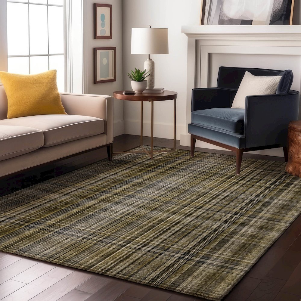 Premium Machine Washable Mayfield  Taupe 8' x 10' Rug