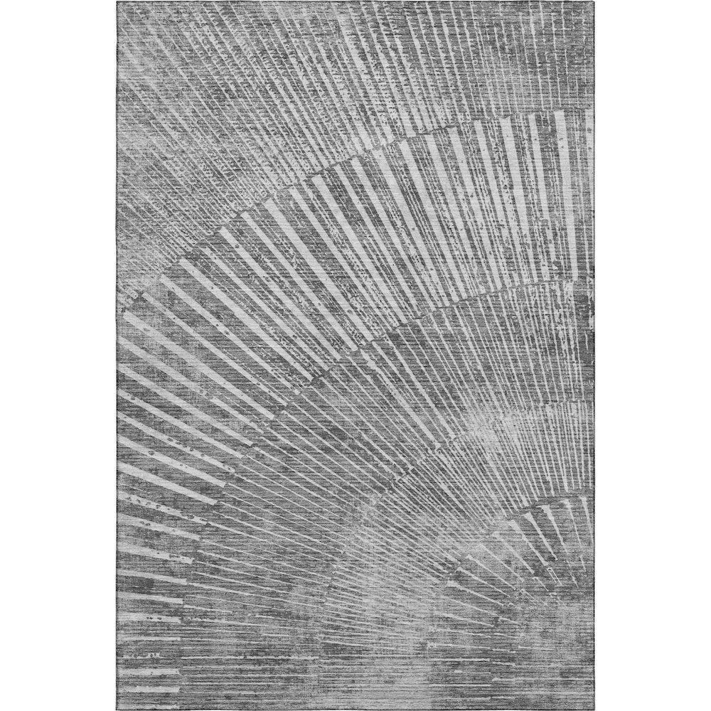 Premium Machine Washable Mayfield  Gray 8' x 10' Rug
