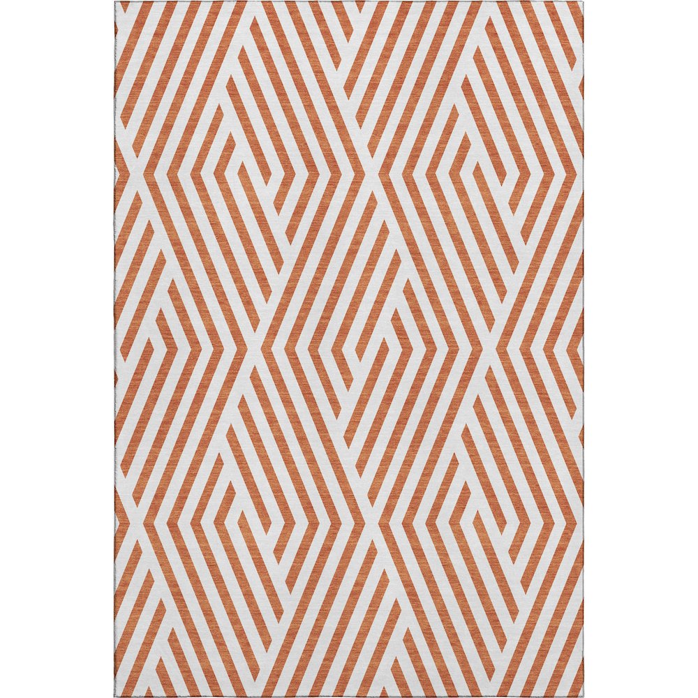Premium Machine Washable Mayfield  Paprika 8' x 10' Rug