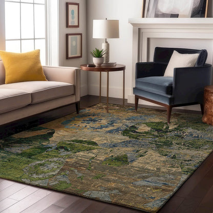 Premium Machine Washable Mayfield  Taupe 8' x 10' Rug