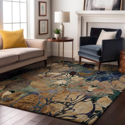 Premium Machine Washable Mayfield  Beige 8' x 10' Rug