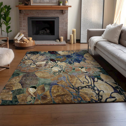 Premium Machine Washable Mayfield  Beige 8' x 10' Rug