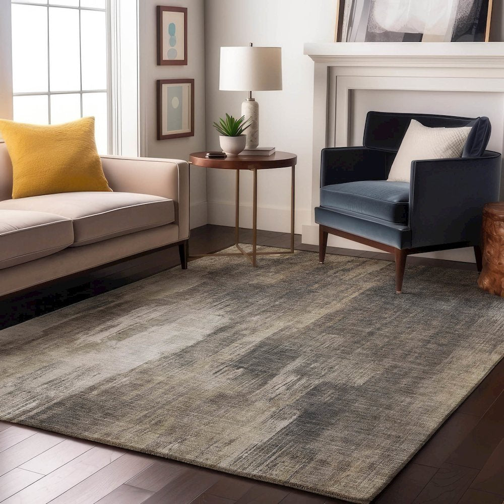 Premium Machine Washable Mayfield  Taupe 8' x 10' Rug