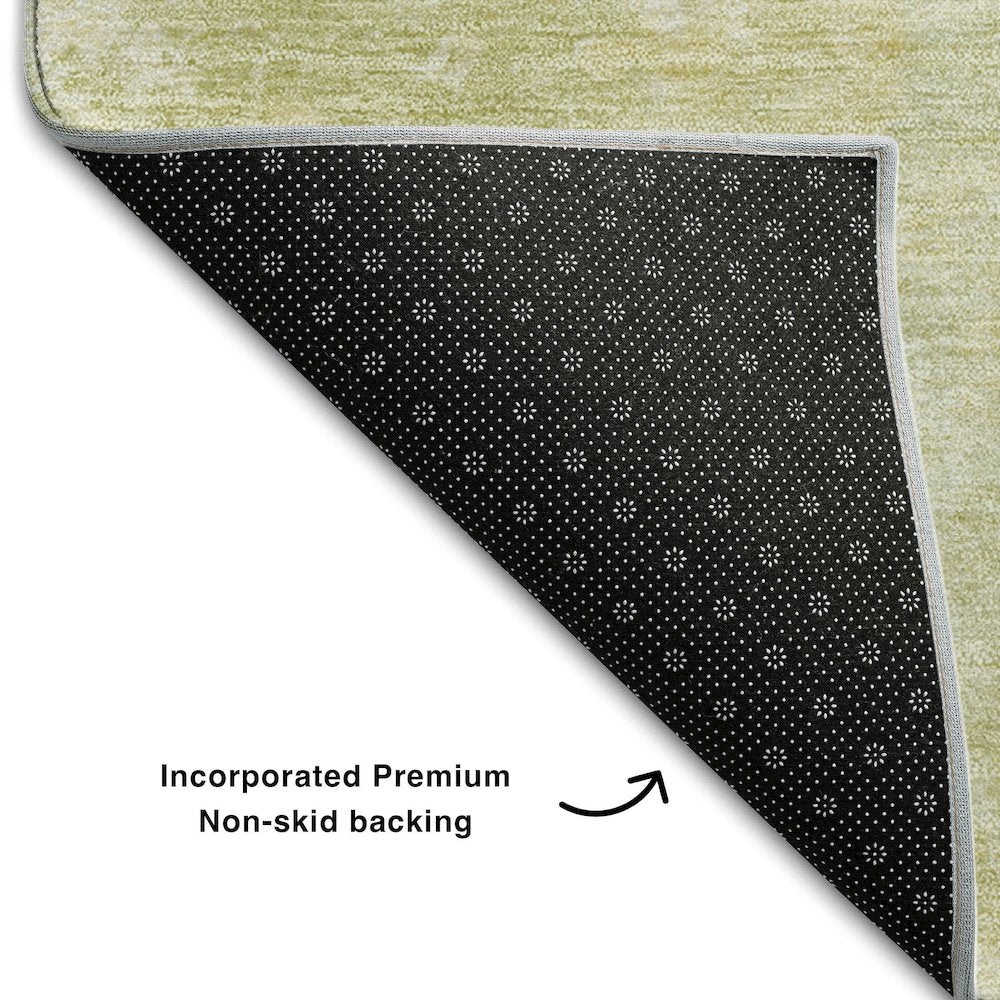 Premium Machine Washable Mayfield  Gold 3' x 5' Rug