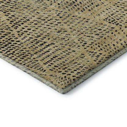 Premium Machine Washable Mayfield  Gold 3' x 5' Rug