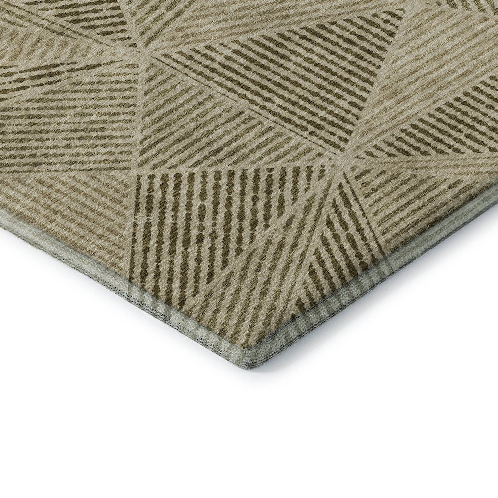 Premium Machine Washable Mayfield  Khaki 3' x 5' Rug