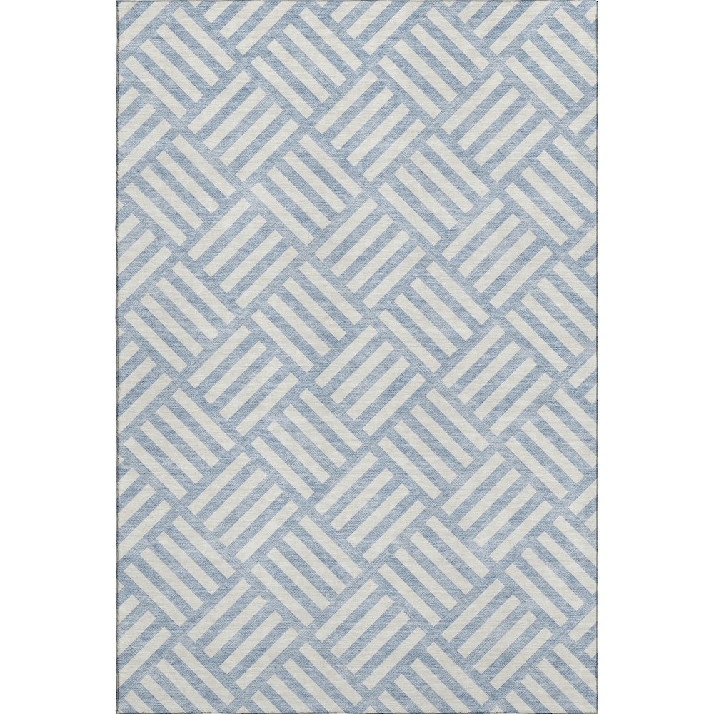 Premium Machine Washable Mayfield  Sky 8' x 10' Rug