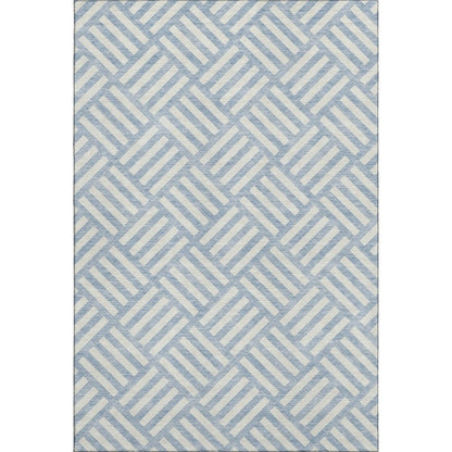 Premium Machine Washable Mayfield  Sky 8' x 10' Rug