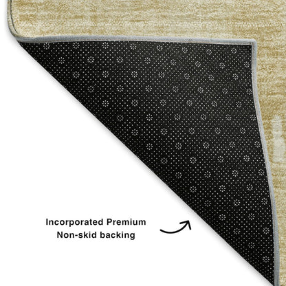 Premium Machine Washable Mayfield  Beige 3' x 5' Rug