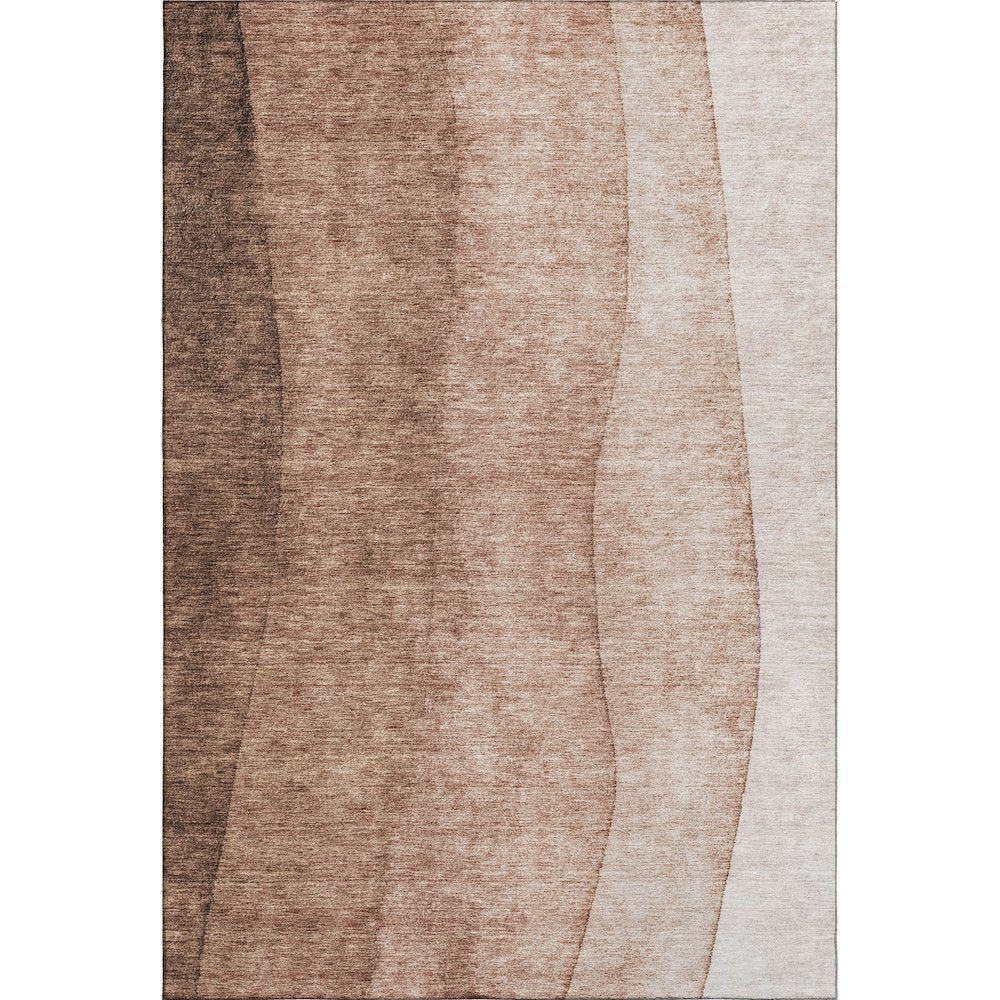 Premium Machine Washable Mayfield  Brown 8' x 10' Rug