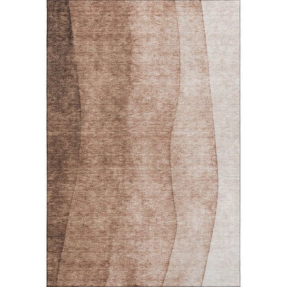 Premium Machine Washable Mayfield  Brown 8' x 10' Rug