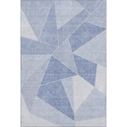 Premium Machine Washable Mayfield  Sky 8' x 10' Rug