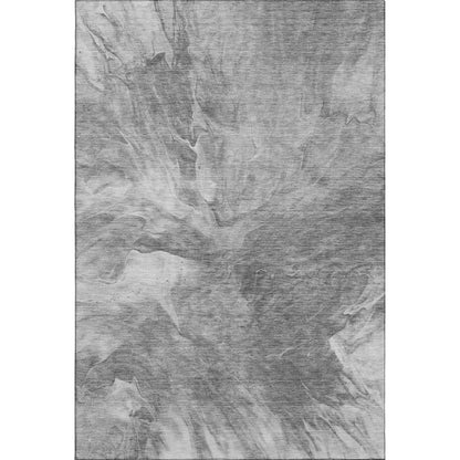 Premium Machine Washable Mayfield  Gray 8' x 10' Rug