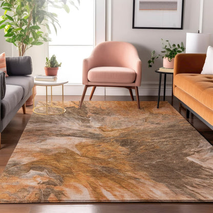 Premium Machine Washable Mayfield  Paprika 8' x 10' Rug