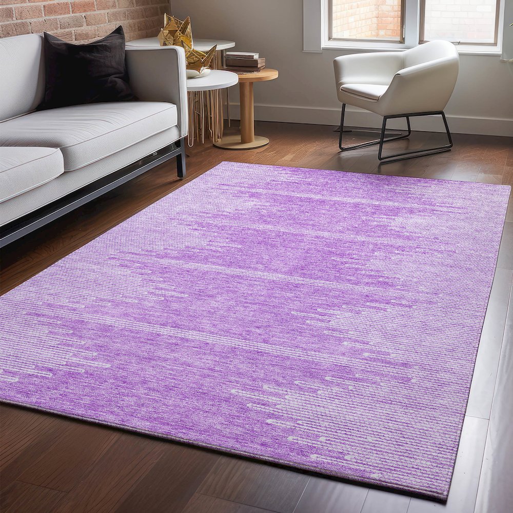 Premium Machine Washable Mayfield  Lavender 8' x 10' Rug