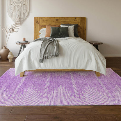 Premium Machine Washable Mayfield  Lavender 8' x 10' Rug