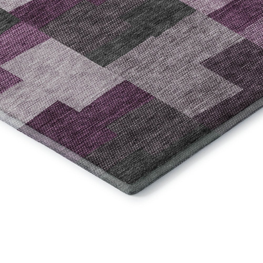 Premium Machine Washable Mayfield AMF659 Merlot 3' x 5' Rug