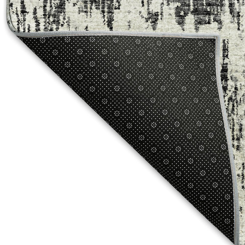 Premium Machine Washable Mayfield  Gray 3' x 5' Rug