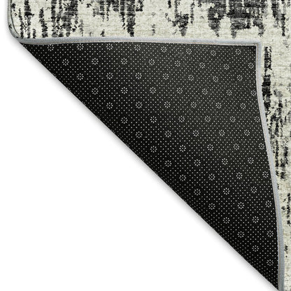 Premium Machine Washable Mayfield  Gray 3' x 5' Rug