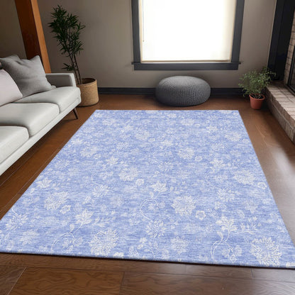 Premium Machine Washable Mayfield AMF681 Sky 8' x 10' Rug