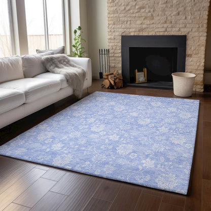 Premium Machine Washable Mayfield AMF681 Sky 8' x 10' Rug