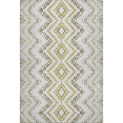 Premium Machine Washable Mayfield AMF684 Taupe 8' x 10' Rug