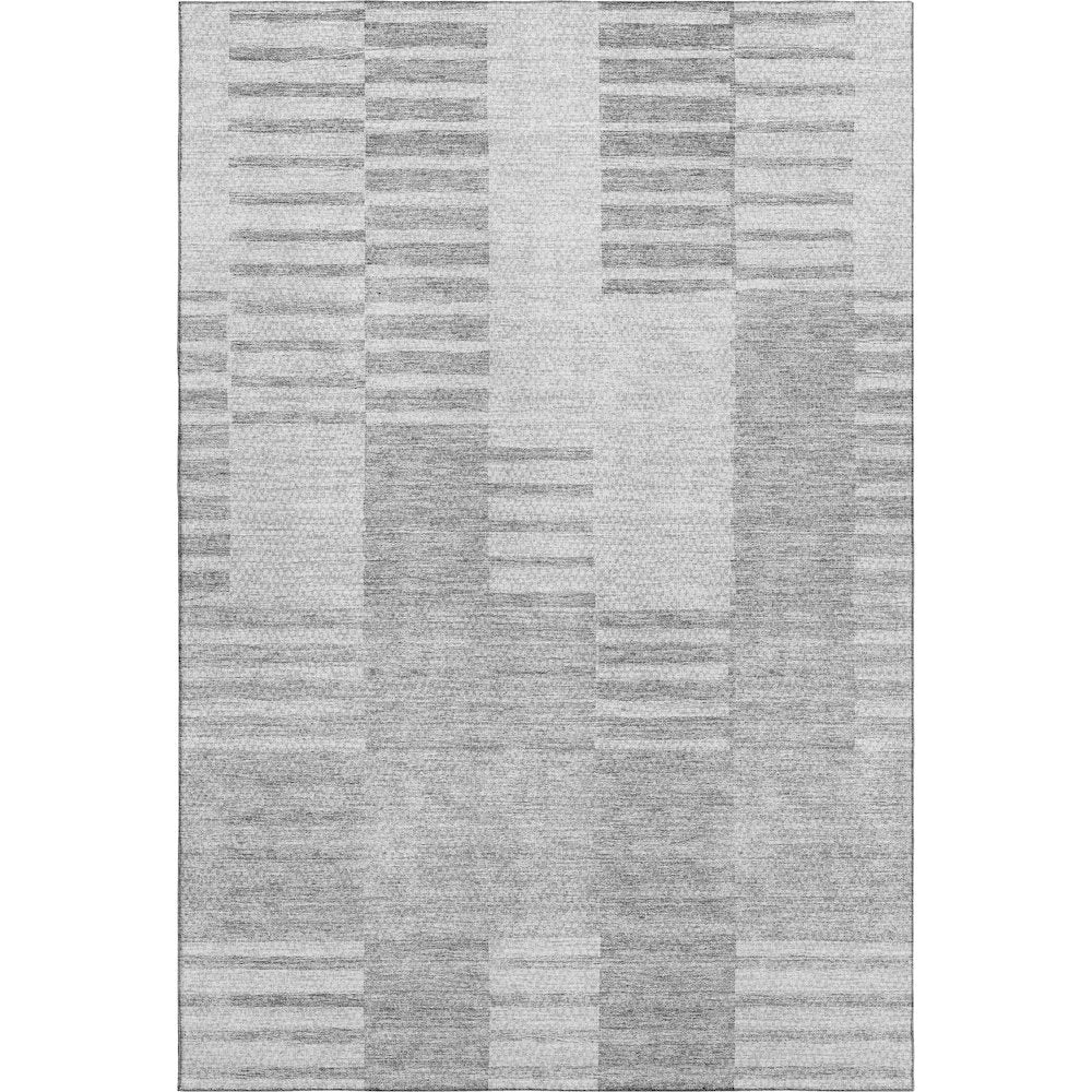 Premium Machine Washable Mayfield AMF686 Silver 8' x 10' Rug