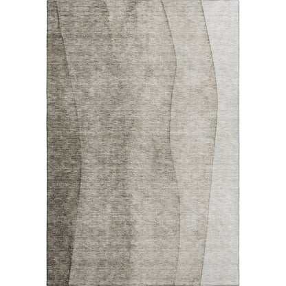 Premium Machine Washable Mayfield AMF690 Taupe 8' x 10' Rug