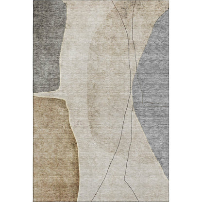 Premium Machine Washable Mayfield AMF696 Taupe 8' x 10' Rug