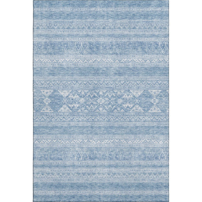 Premium Machine Washable Mayfield AMF714 Sky 8' x 10' Rug