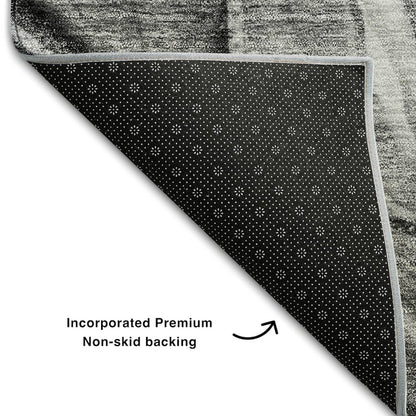 Premium Machine Washable Mayfield AMF720 Gray 3' x 5' Rug