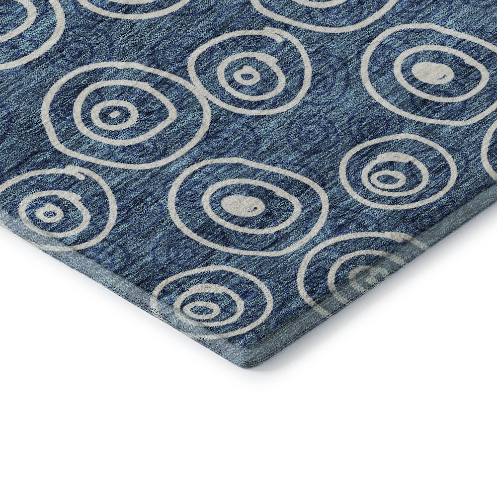 Premium Machine Washable Mayfield AMF728 Blue 3' x 5' Rug