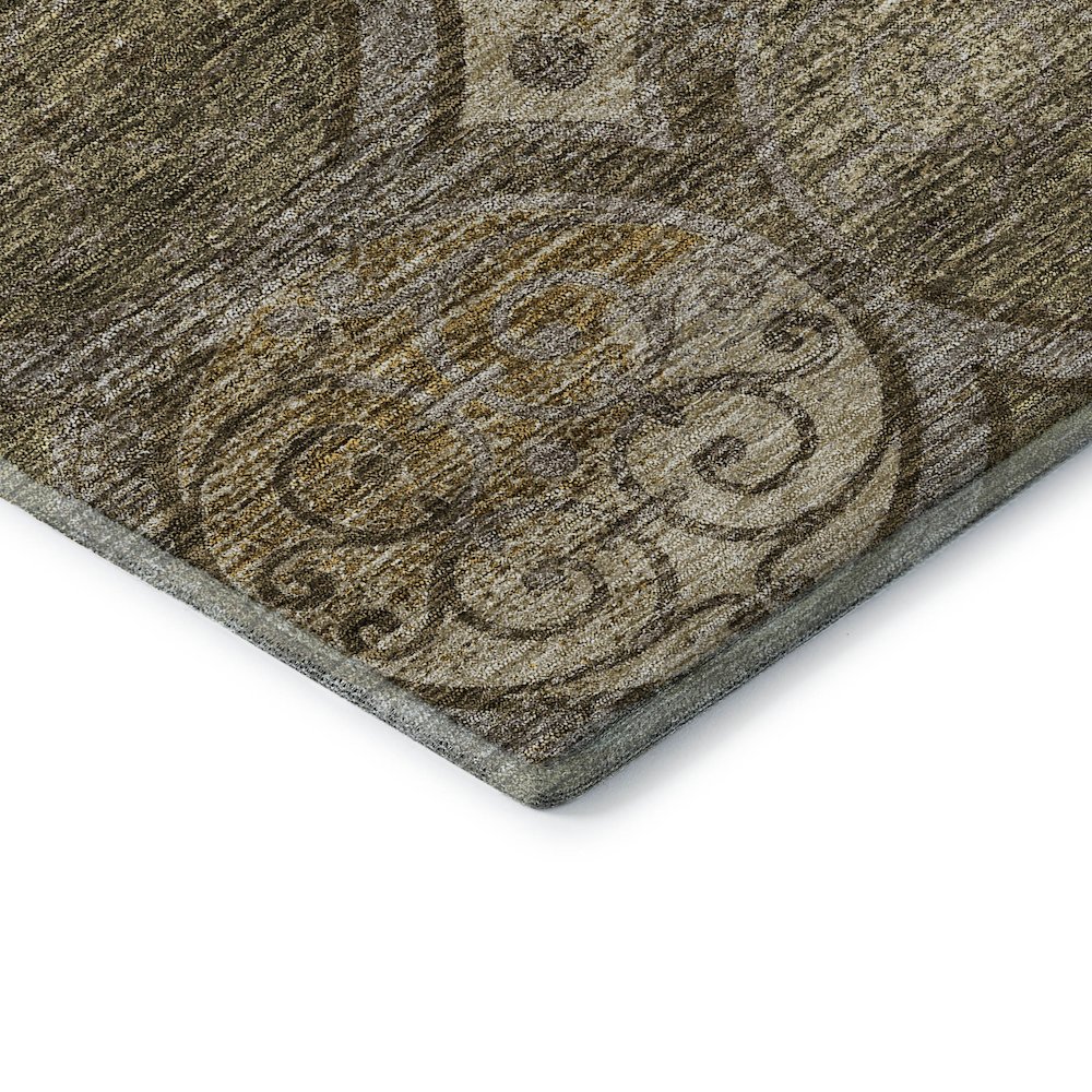 Premium Machine Washable Mayfield AMF738 Brown 3' x 5' Rug