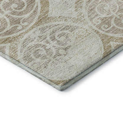 Premium Machine Washable Mayfield AMF738 Ivory 3' x 5' Rug