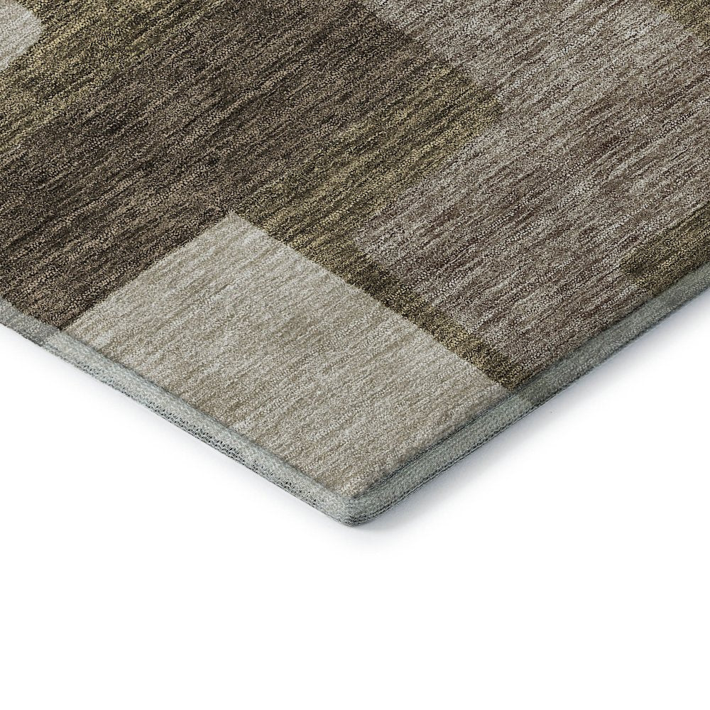 Premium Machine Washable Mayfield AMF740 Brown 3' x 5' Rug