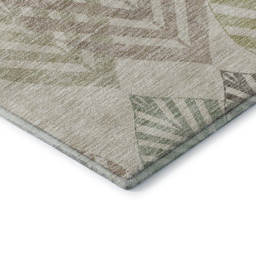 Premium Machine Washable Mayfield AMF744 Beige 3' x 5' Rug