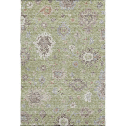 Premium Machine Washable Mayfield AMF753 Aloe 8' x 10' Rug