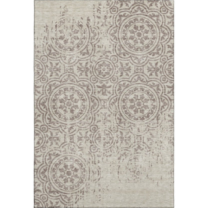 Premium Machine Washable Mayfield AMF758 Taupe 8' x 10' Rug