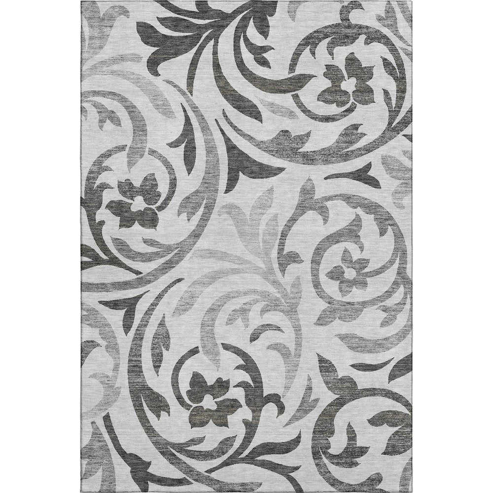 Premium Machine Washable Mayfield AMF764 Gray 8' x 10' Rug
