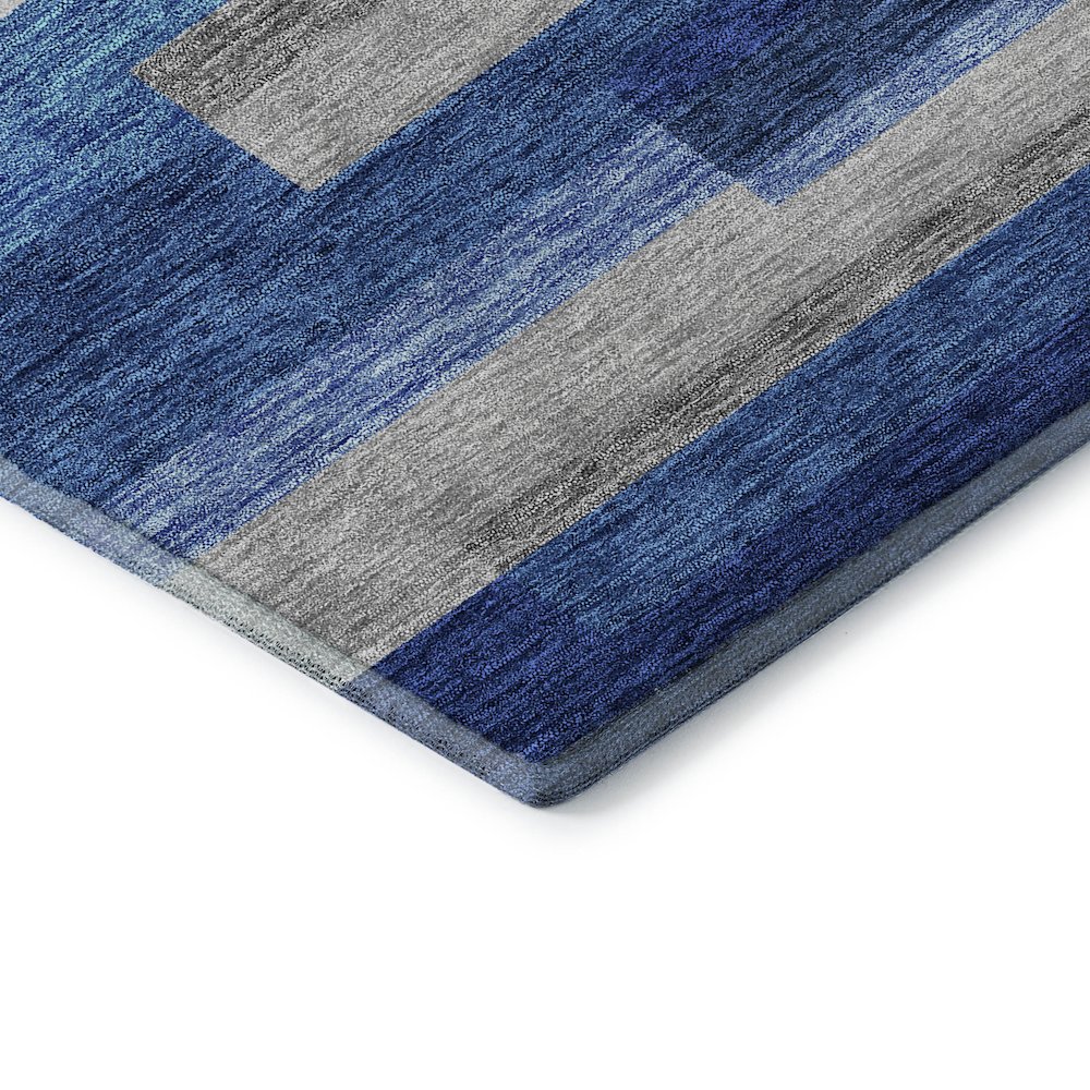 Premium Machine Washable Mayfield AMF766 Blue 3' x 5' Rug