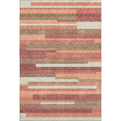 Premium Machine Washable Mayfield AMF766 Coral 8' x 10' Rug
