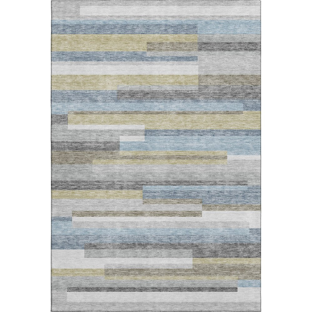 Premium Machine Washable Mayfield AMF766 Gray 8' x 10' Rug