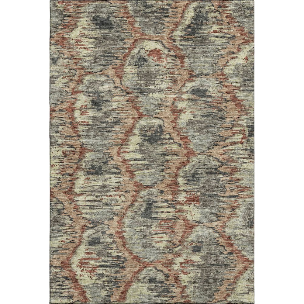 Premium Machine Washable Mayfield AMF767 Copper 8' x 10' Rug