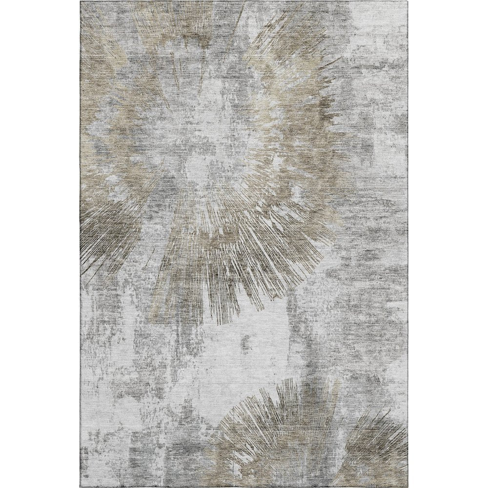 Premium Machine Washable Mayfield AMF773 Taupe 8' x 10' Rug